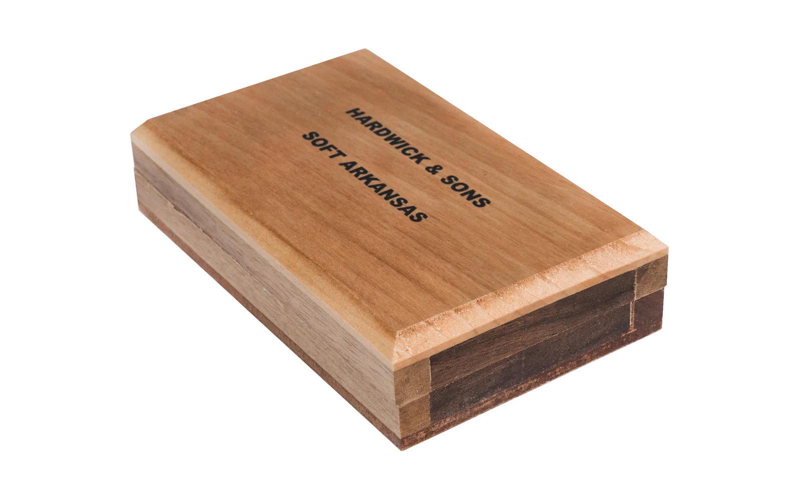 Soft Arkansas Bench Stone with Wooden Box ~ 4" x 2" - Image 4