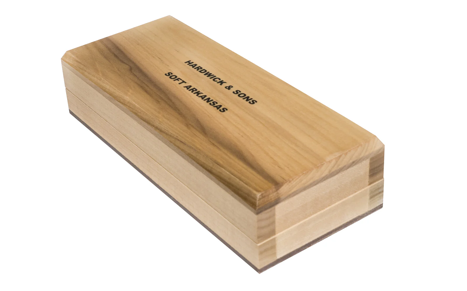 Soft Arkansas Bench Stone with Wooden Box ~ 6" x 2" x 1" - Image 3