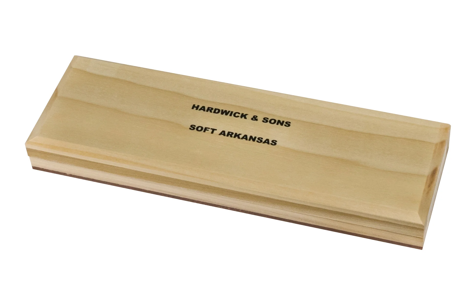 Soft Arkansas Bench Stone with Wooden Box ~ 8" x 2" - Image 4