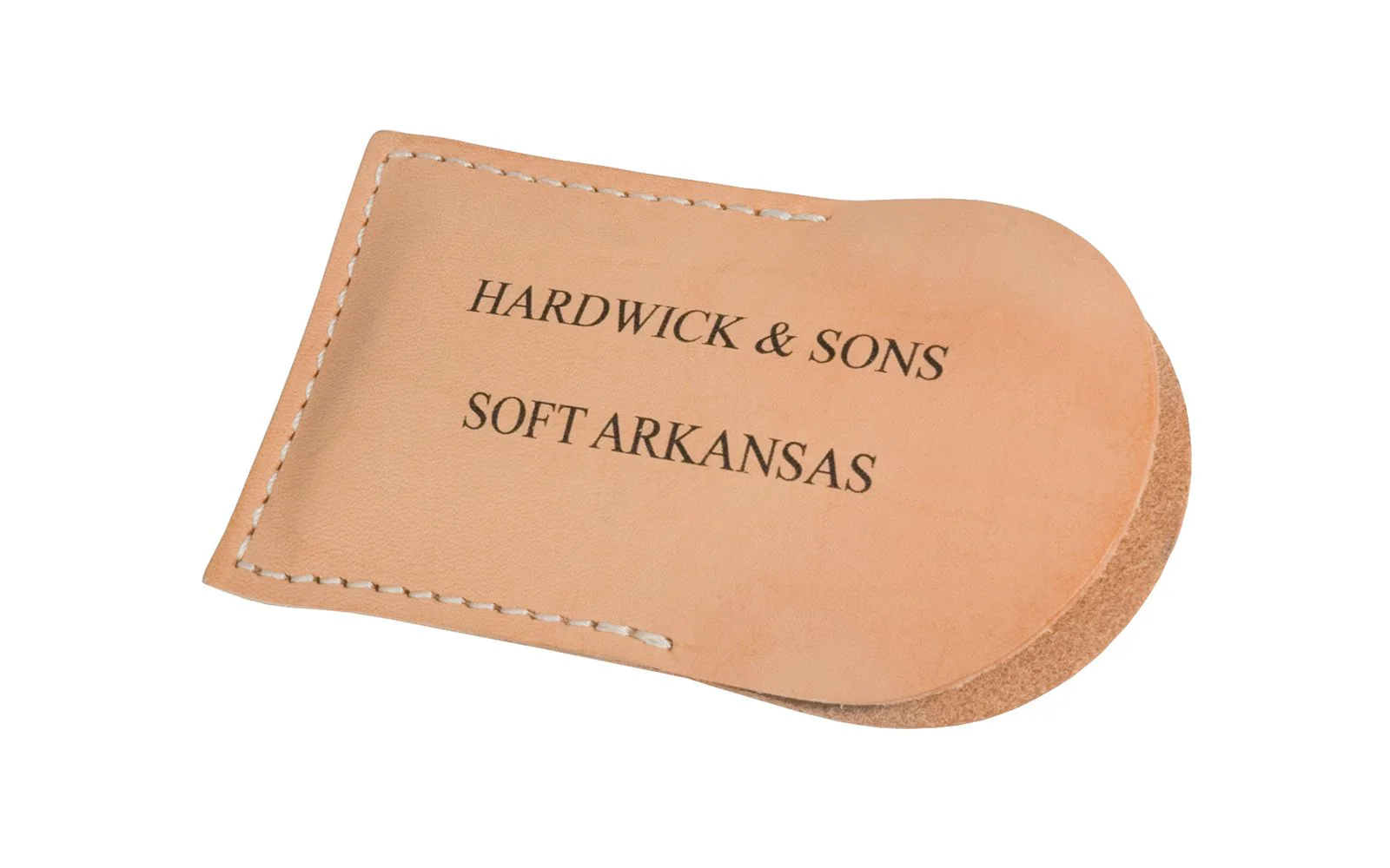 Soft Arkansas Slip Stone with Leather Pouch ~ 4-1/4" x 1-5/8" - Image 2