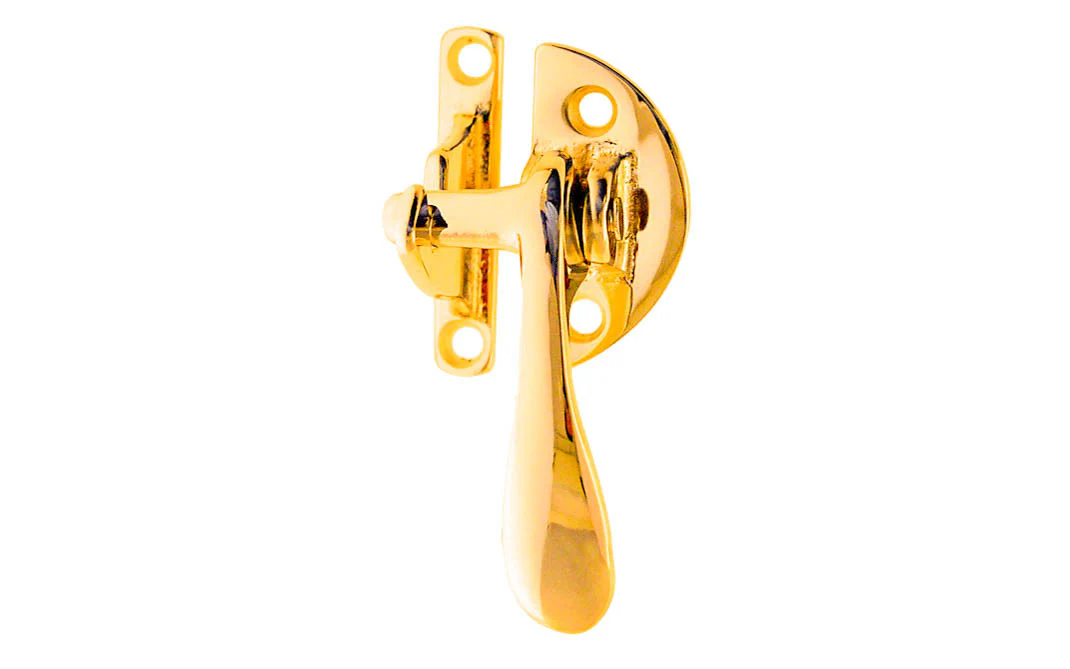 Solid Brass 3/8" Offset Latch ~ Right Hand - Image 2