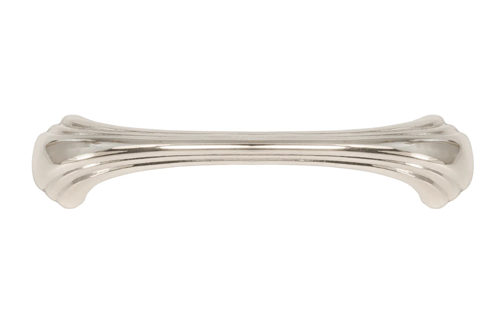 Solid Brass "Art Deco" Handle Pull ~ 4" On Centers - Image 5