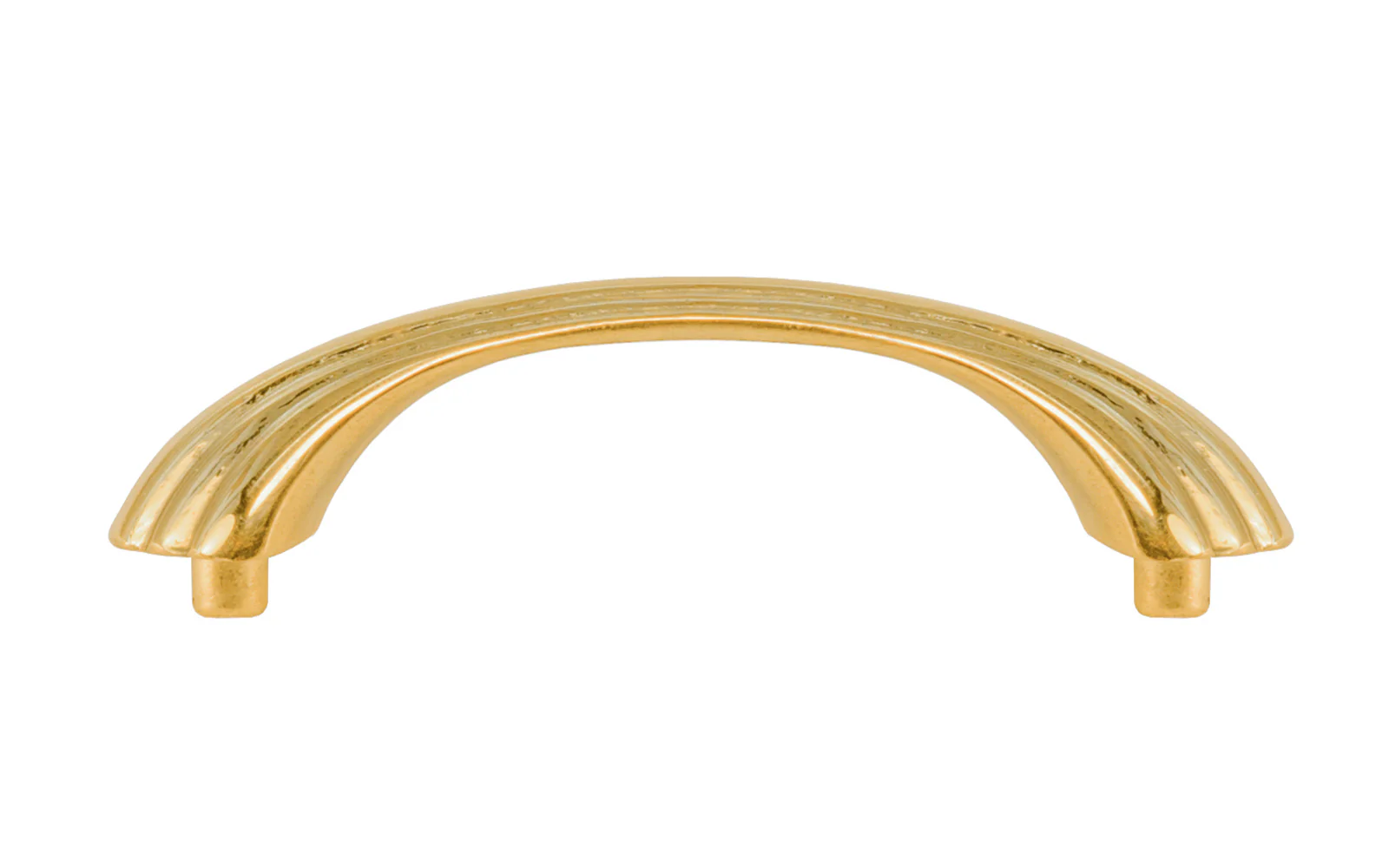 Solid Brass "Art Deco" Handle Pull ~ 3" On Centers - Image 5