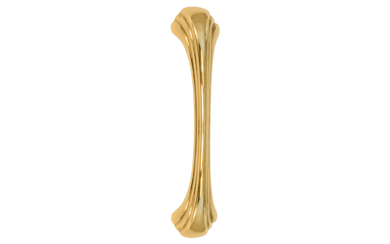 Solid Brass "Art Deco" Handle ~ 4-1/2" On Centers - Image 3