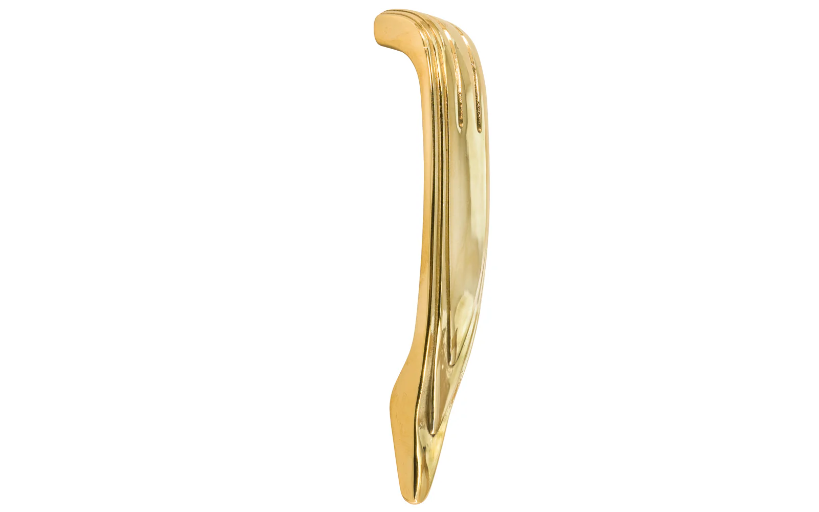 Solid Brass "Art Deco" Handle Pull ~ 4" On Centers