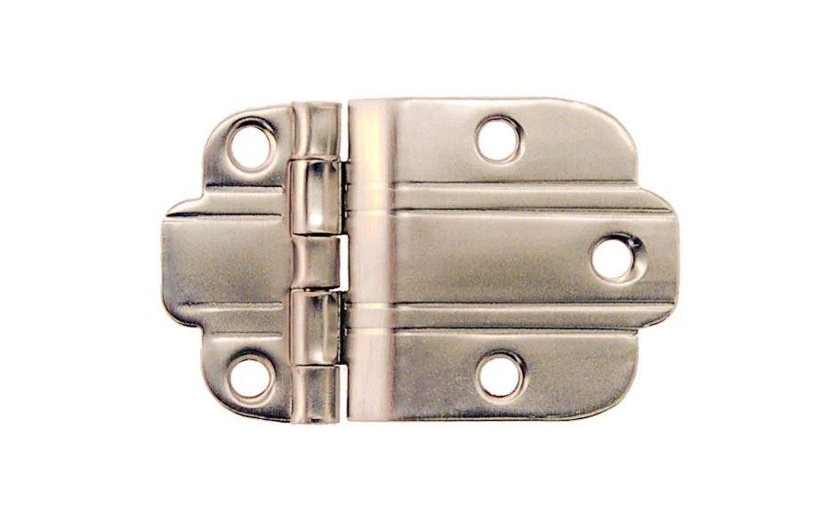 Solid Brass "Art Deco" 3/8" Offset Hinge - Image 4