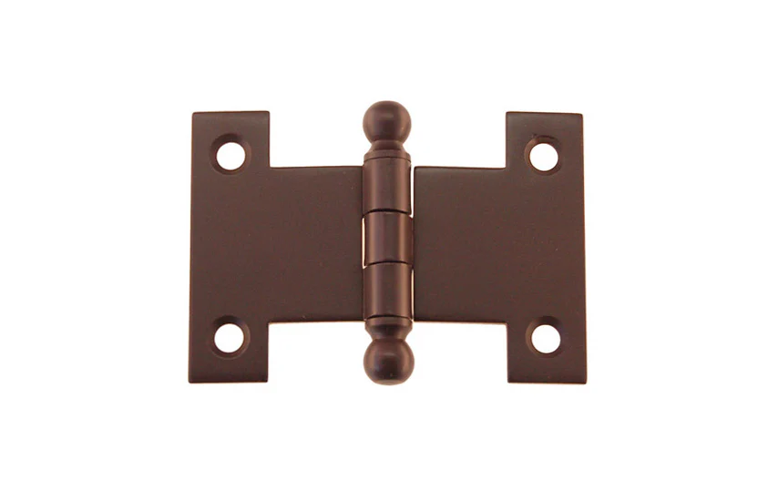 Solid Brass Ball-Tip Parliament Hinge ~ 2-1/2" x 1-3/4" - Image 2
