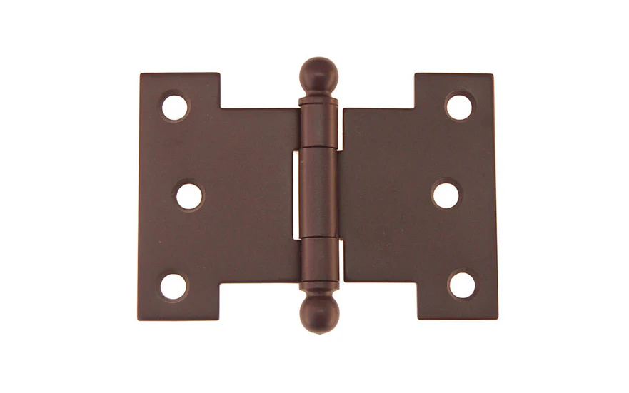 Solid Brass Ball-Tip Parliament Hinge ~ 3-1/2" x 2-1/2"