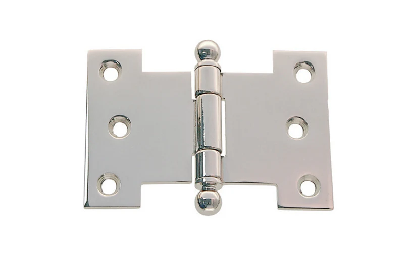 Solid Brass Ball-Tip Parliament Hinge ~ 3-1/2" x 2-1/2" - Image 4