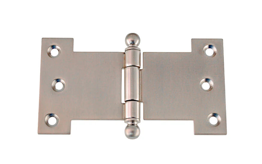 Solid Brass Ball-Tip Parliament Hinge ~ 4-1/2" x 2-1/2" - Image 4