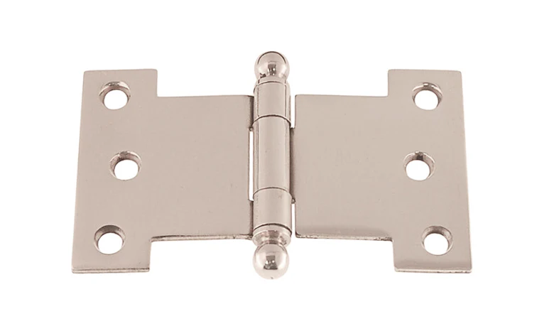 Solid Brass Ball-Tip Parliament Hinge ~ 4" x 2-1/2" - Image 4