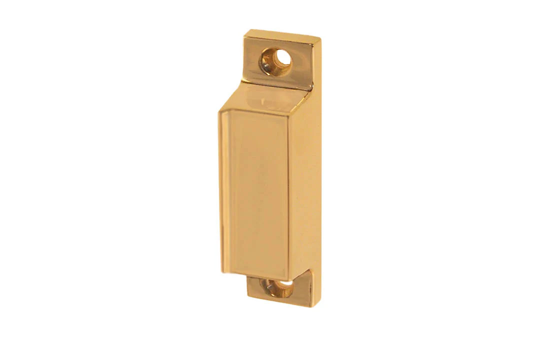 Solid Brass Box Strike for Screen Door Latch - Image 2