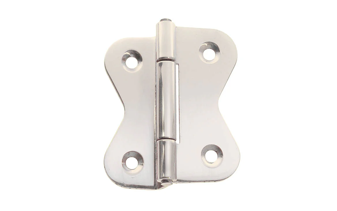 Solid Brass 3/8" Offset Butterfly Hinge ~ Large - Image 3