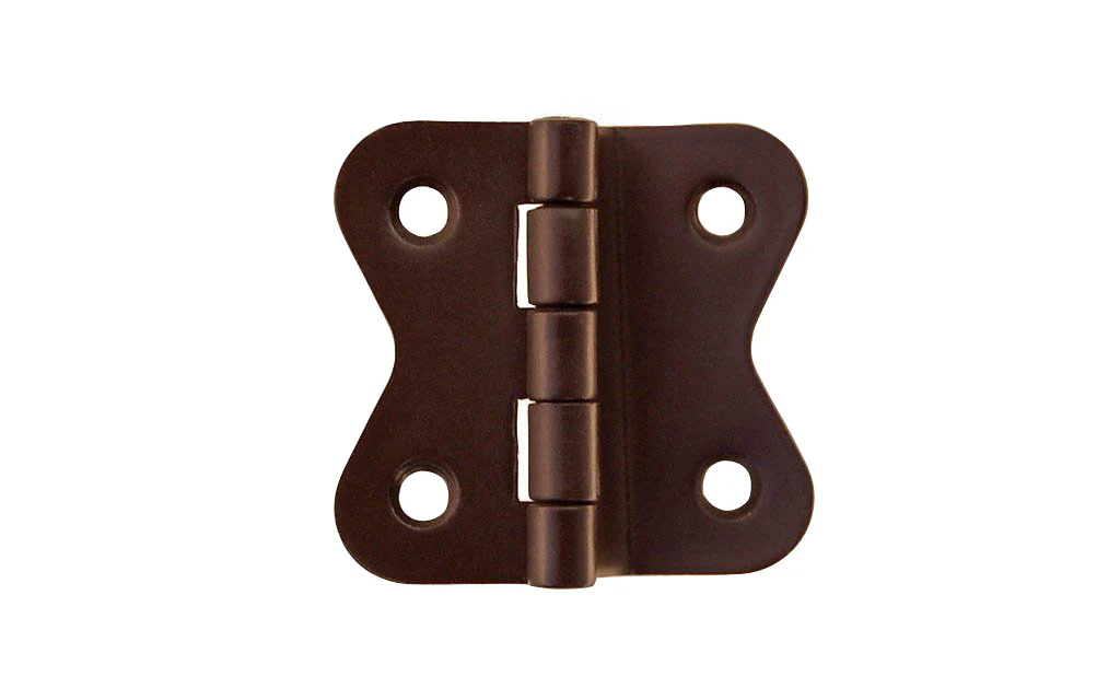 Solid Brass 3/8" Offset Butterfly Hinge ~ Small - Image 3
