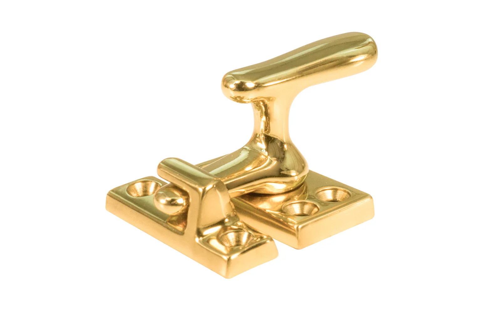 Classic Solid Brass Casement Window Latch ~ Regular Size - Image 4