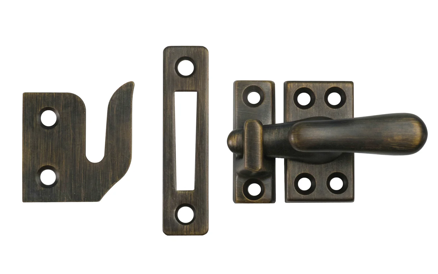 Classic Solid Brass Casement Window Latch ~ Regular Size - Image 6