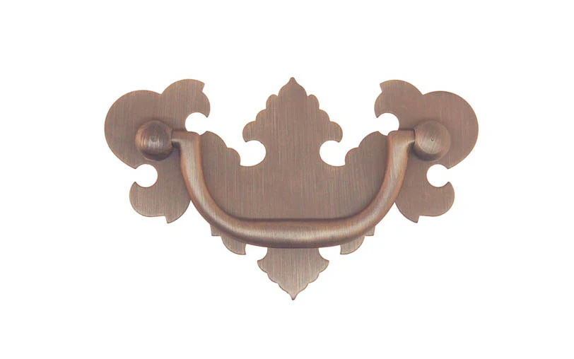 Solid Brass Chippendale Drop Pull ~ 2-1/2" On Centers
