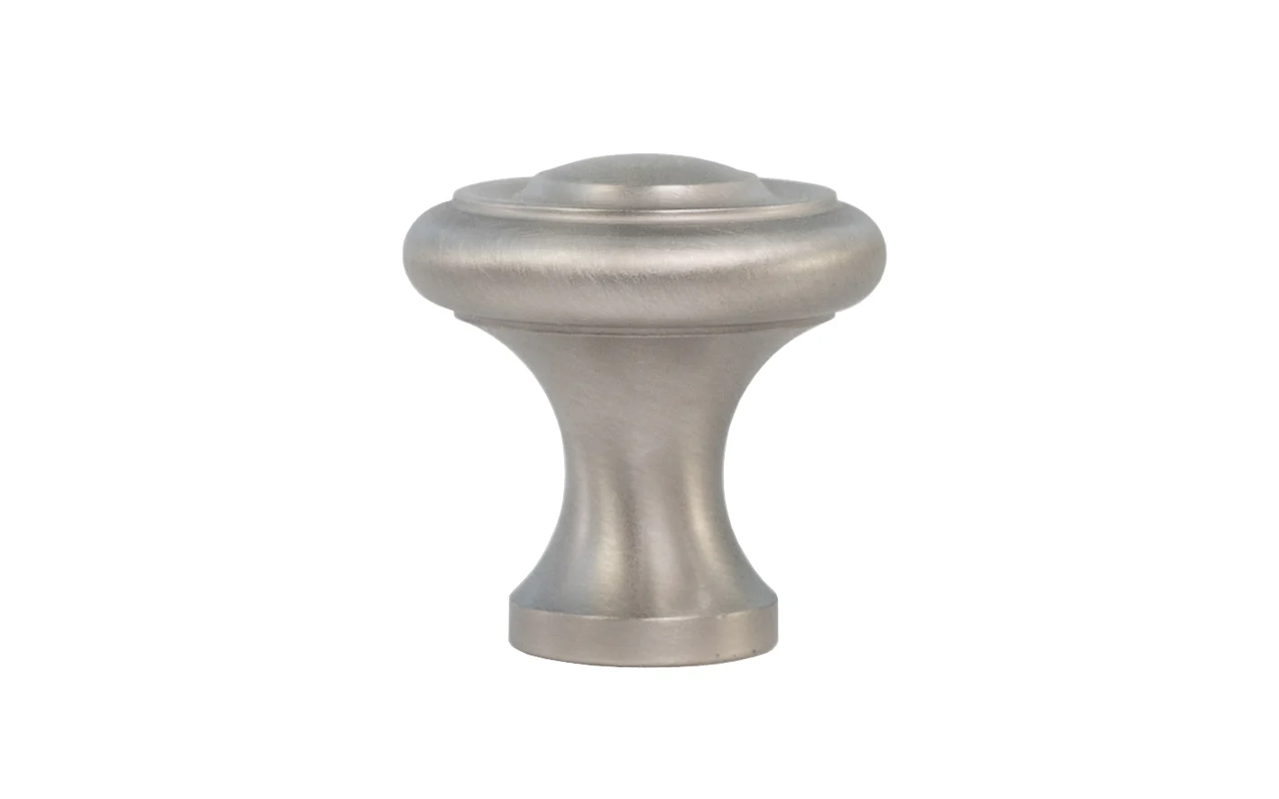 Solid Brass Classic Contemporary Cabinet Knob ~ 1" Diameter - Image 2