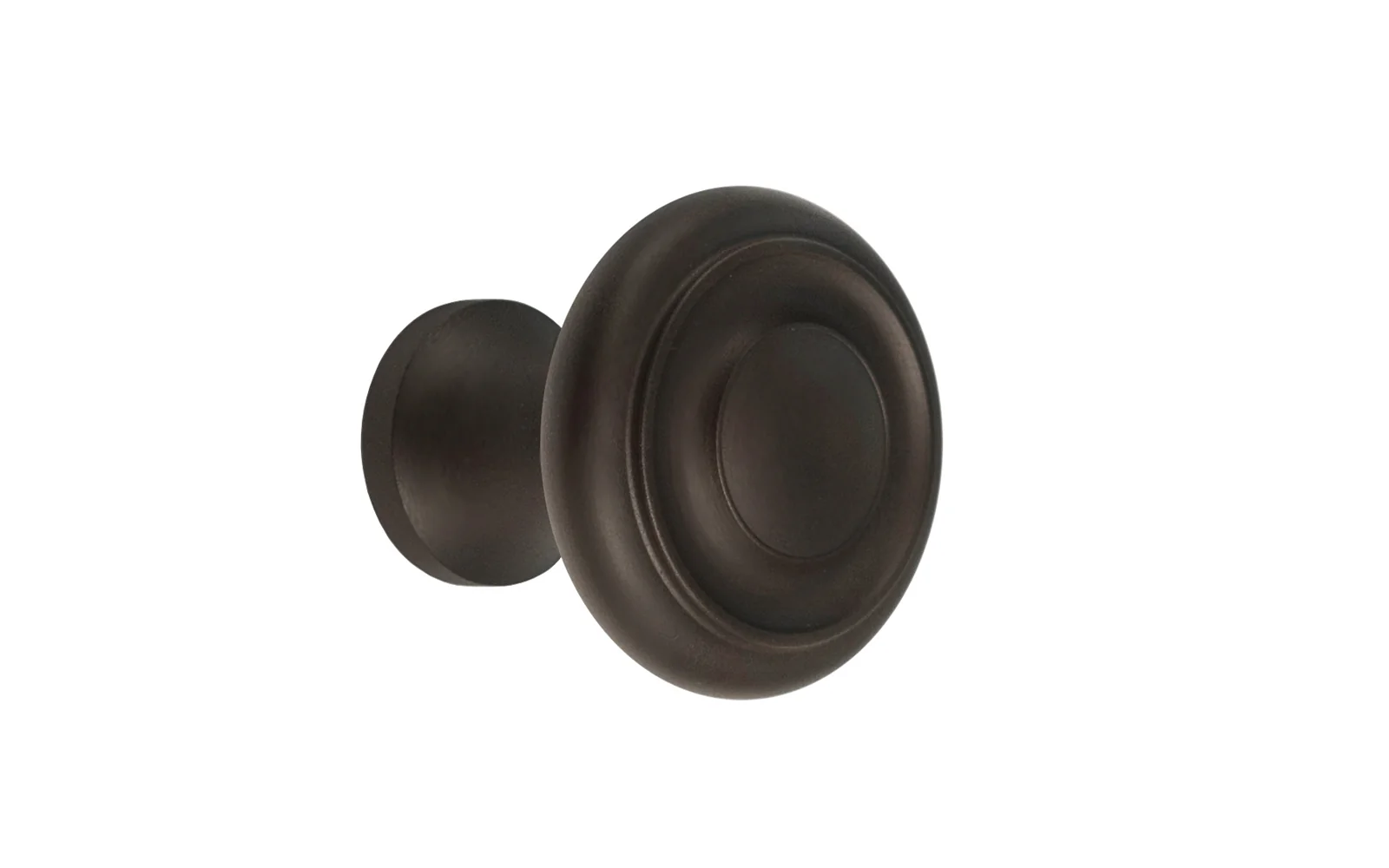 Solid Brass Classic Contemporary Cabinet Knob ~ 1" Diameter - Image 3