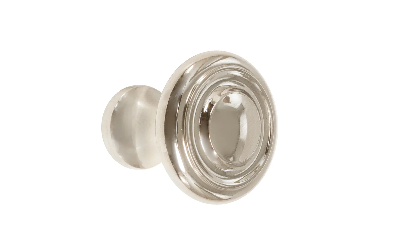 Solid Brass Classic Contemporary Cabinet Knob ~ 1" Diameter - Image 4