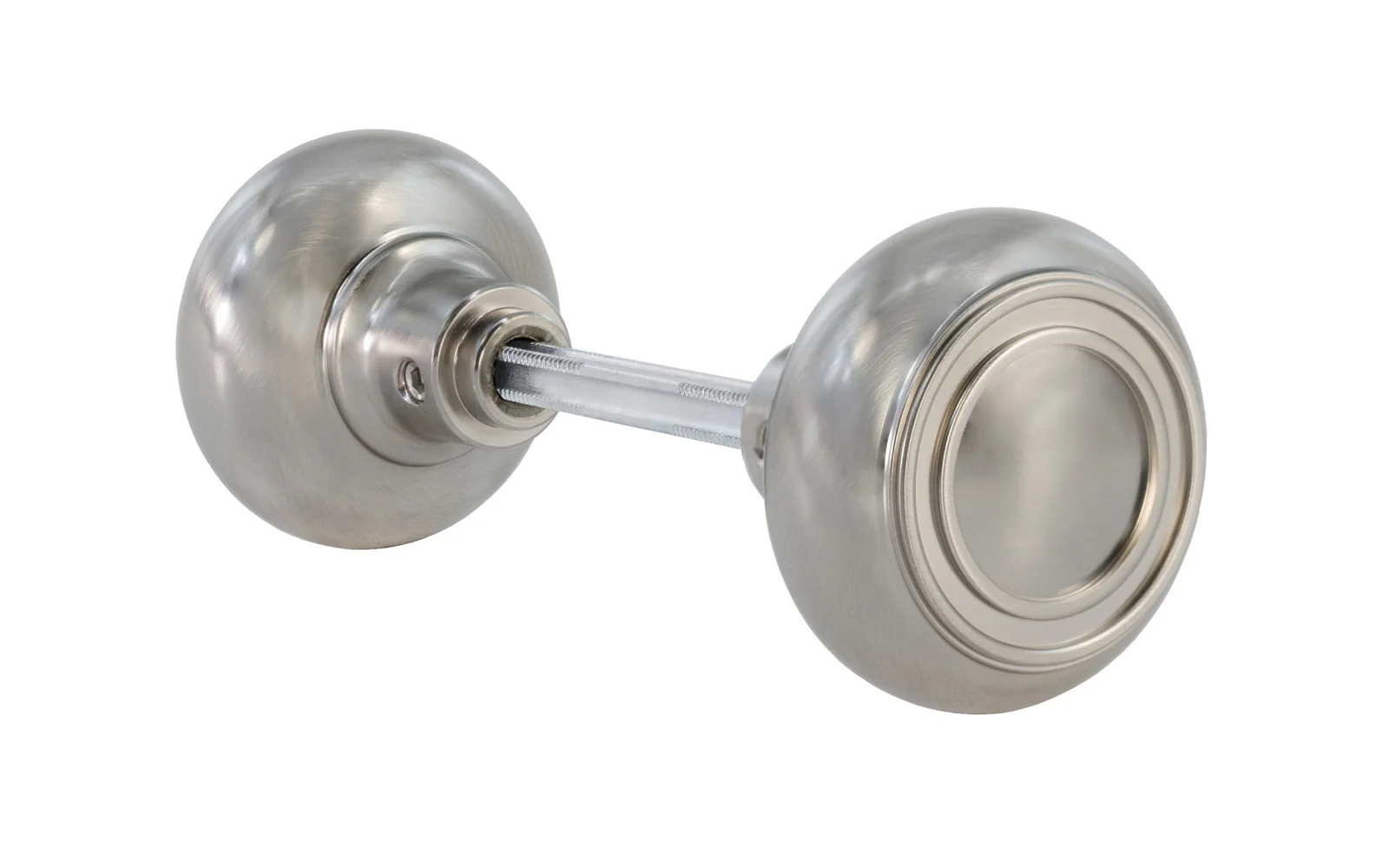 Pair of Solid Brass Core "Circle-Ring" Doorknobs - Image 5