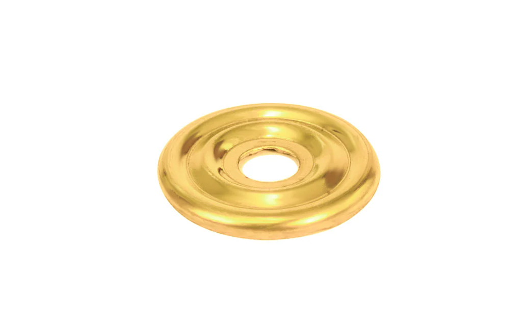 Unlacquered Solid Brass Core Cabinet Knob ~ 3/4" Diameter - Image 4