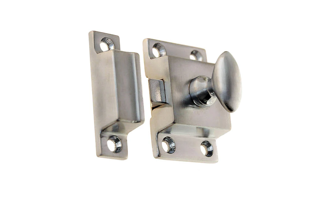 Solid Brass Cupboard Cabinet Latch ~ Small Size - Image 4