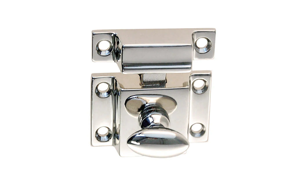 Solid Brass Cupboard Cabinet Latch ~ Small Size - Image 8