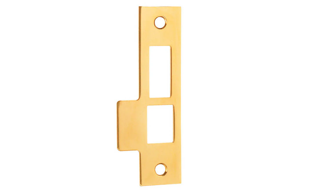 Solid Brass Door Mortise Strike ~ 3-7/8" x 1" - Image 2