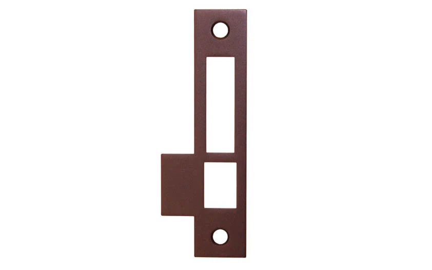 Solid Brass Door Mortise Strike ~ 4-3/8" x 1" - Image 2