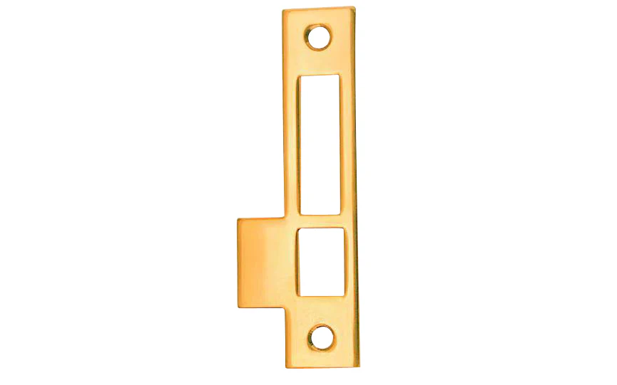 Solid Brass Door Mortise Strike ~ 4-3/8" x 1" - Image 4