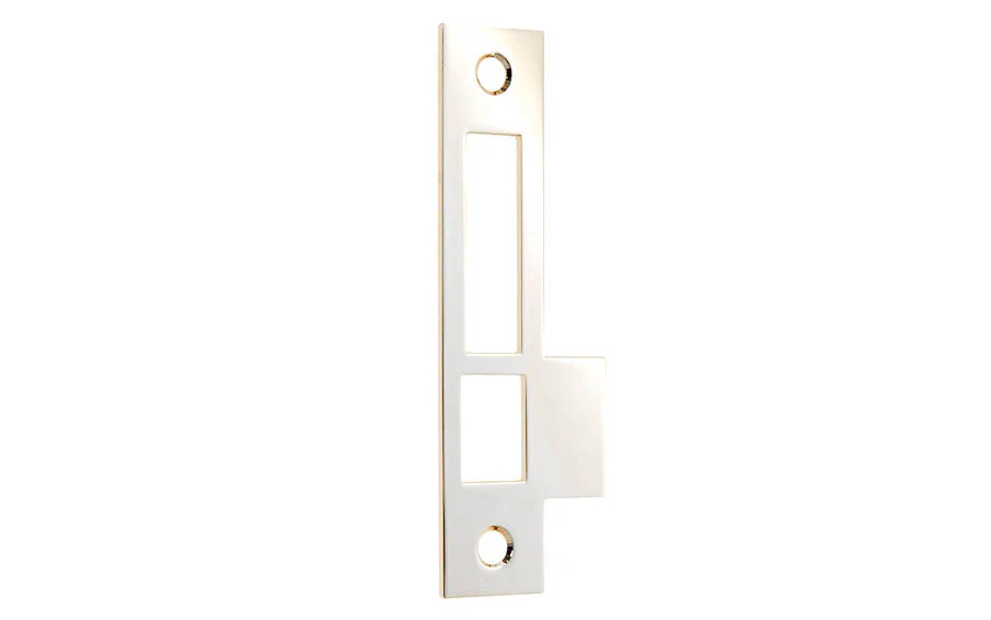 Solid Brass Door Mortise Strike ~ 4-3/8" x 1" - Image 5