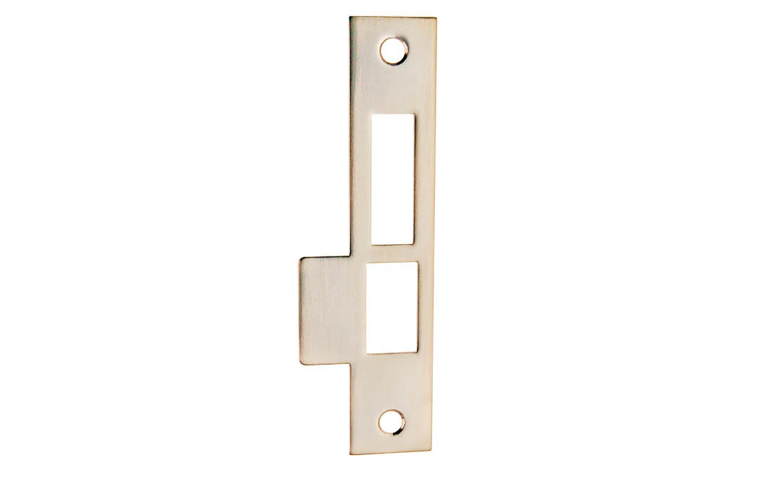 Solid Brass Door Mortise Strike ~ 6" X 1-3/16"