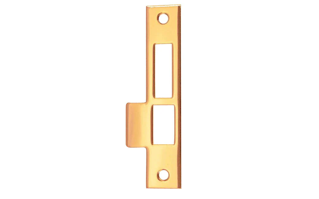 Solid Brass Door Mortise Strike ~ 6" X 1-3/16" - Image 5