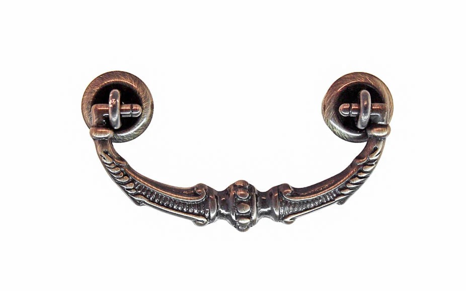 Solid Brass Drop Pull ~ 3" On Centers