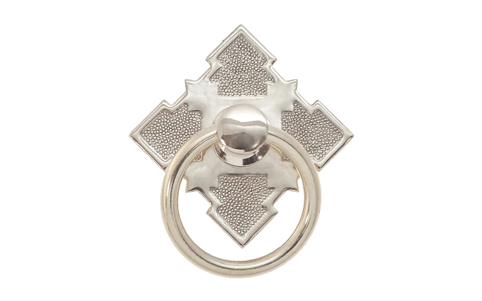Solid Brass Eastlake Drop Ring Pull - Image 2