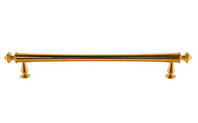 Solid Brass Elegant Handle ~ 7" On Centers - Image 4