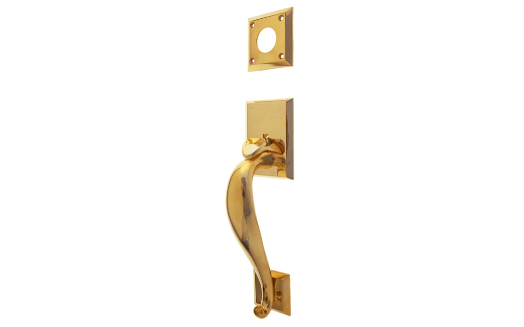 Solid Brass Entrance Door Handle - Image 2