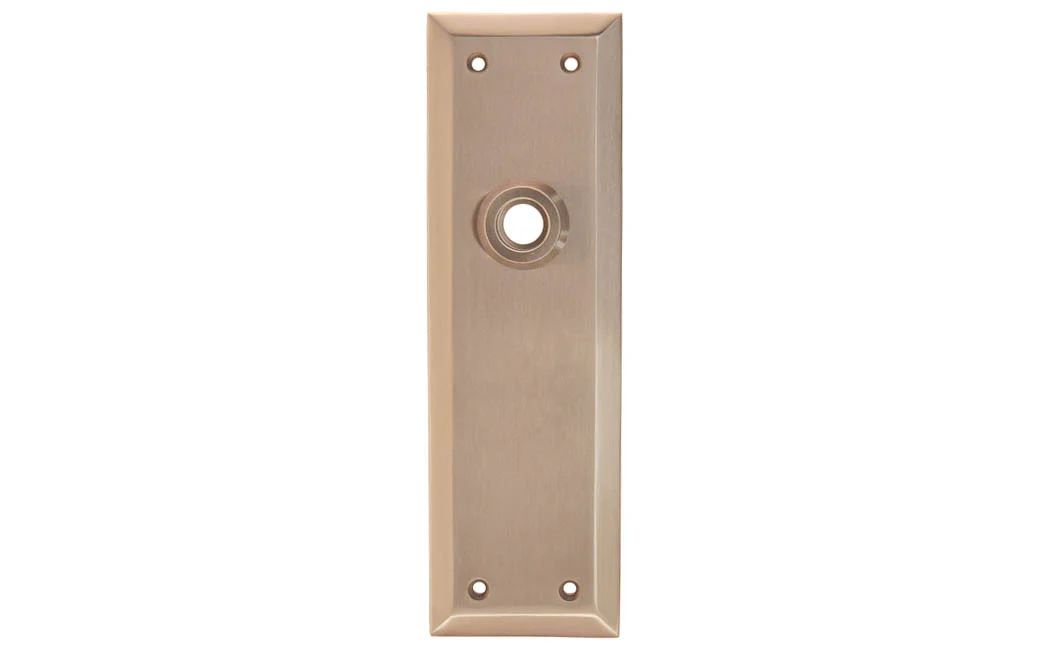 Solid Brass Escutcheon Door Plate