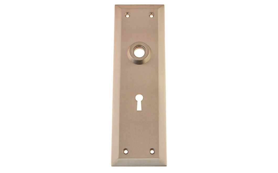 Solid Brass Escutcheon Door Plate with Keyhole - Image 4