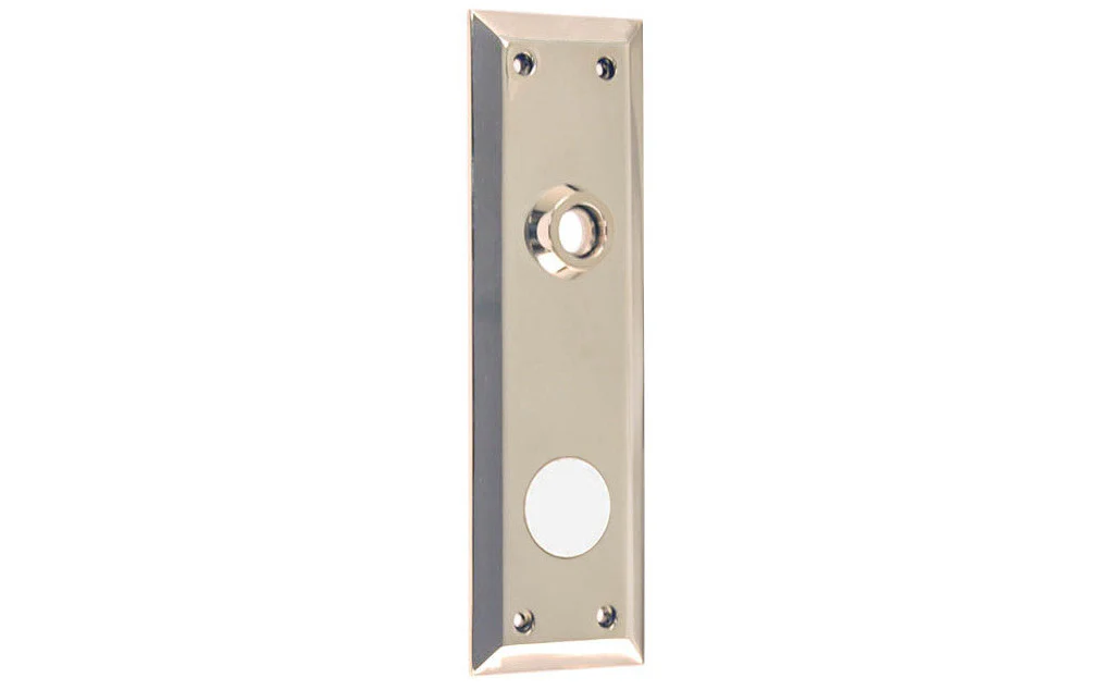 Solid Brass Escutcheon Keyway Cylinder Door Plate - Image 3
