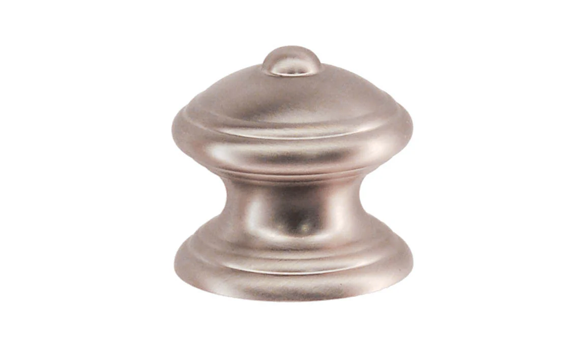 Solid Brass Finial Knob ~ 1-1/4" Diameter