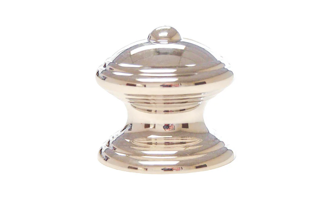 Solid Brass Finial Knob ~ 1-1/4" Diameter - Image 3