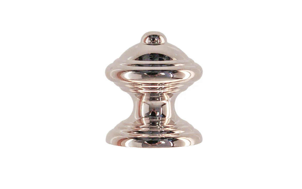 Solid Brass Finial Knob ~ 1" Diameter - Image 4
