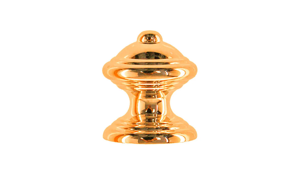 Solid Brass Finial Knob ~ 1" Diameter - Image 5