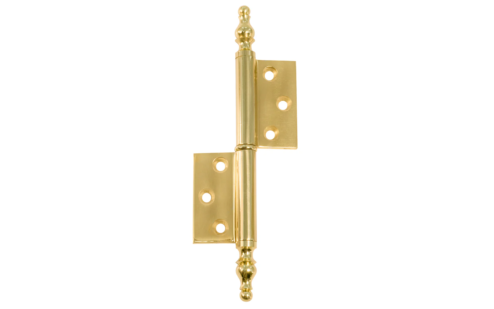 Solid Brass "Flag" Hinges with Steeple Tips - Right - Image 4