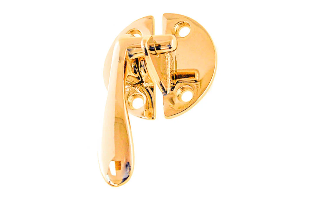 Solid Brass Flush Mount Latch ~ Left Hand - Image 2