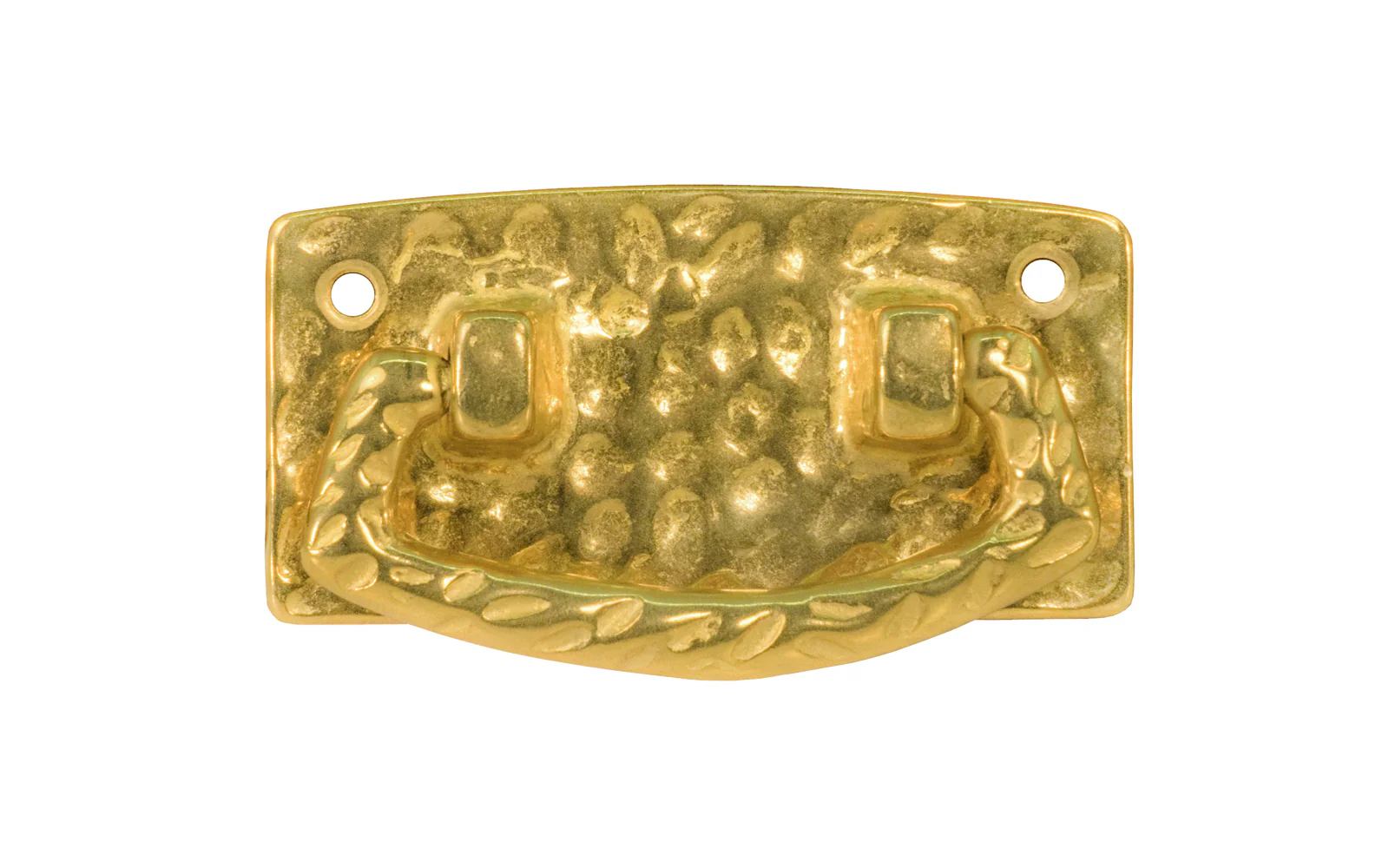 Solid Brass Hammered Drop Pull - Image 4