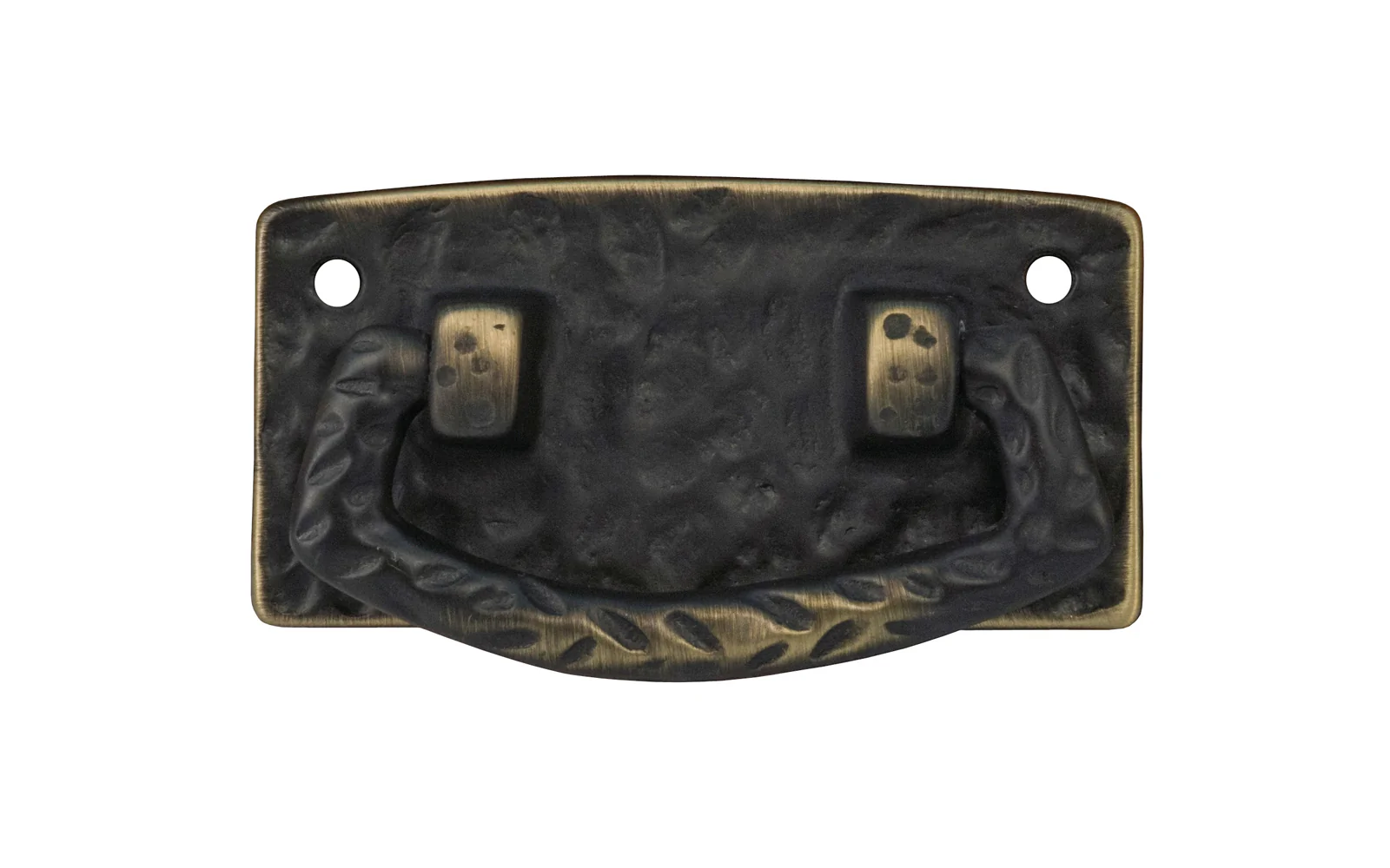 Solid Brass Hammered Drop Pull - Image 8