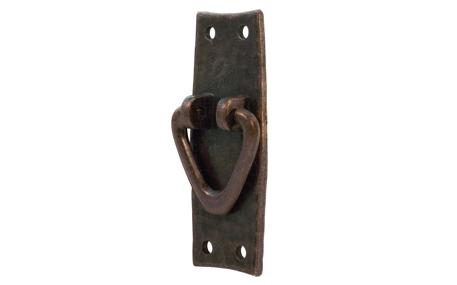 Solid Brass Hammered Vertical Drop Pull - Image 2